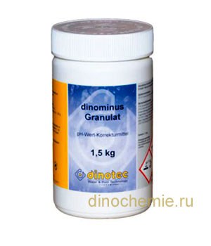 Диноминус Dinominus Granulat - 1,5 кг уменьшитель уровня pH в гранулах